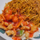 Sweet and Sour Chicken Hong Kong Style with Fried Rice or Noodles